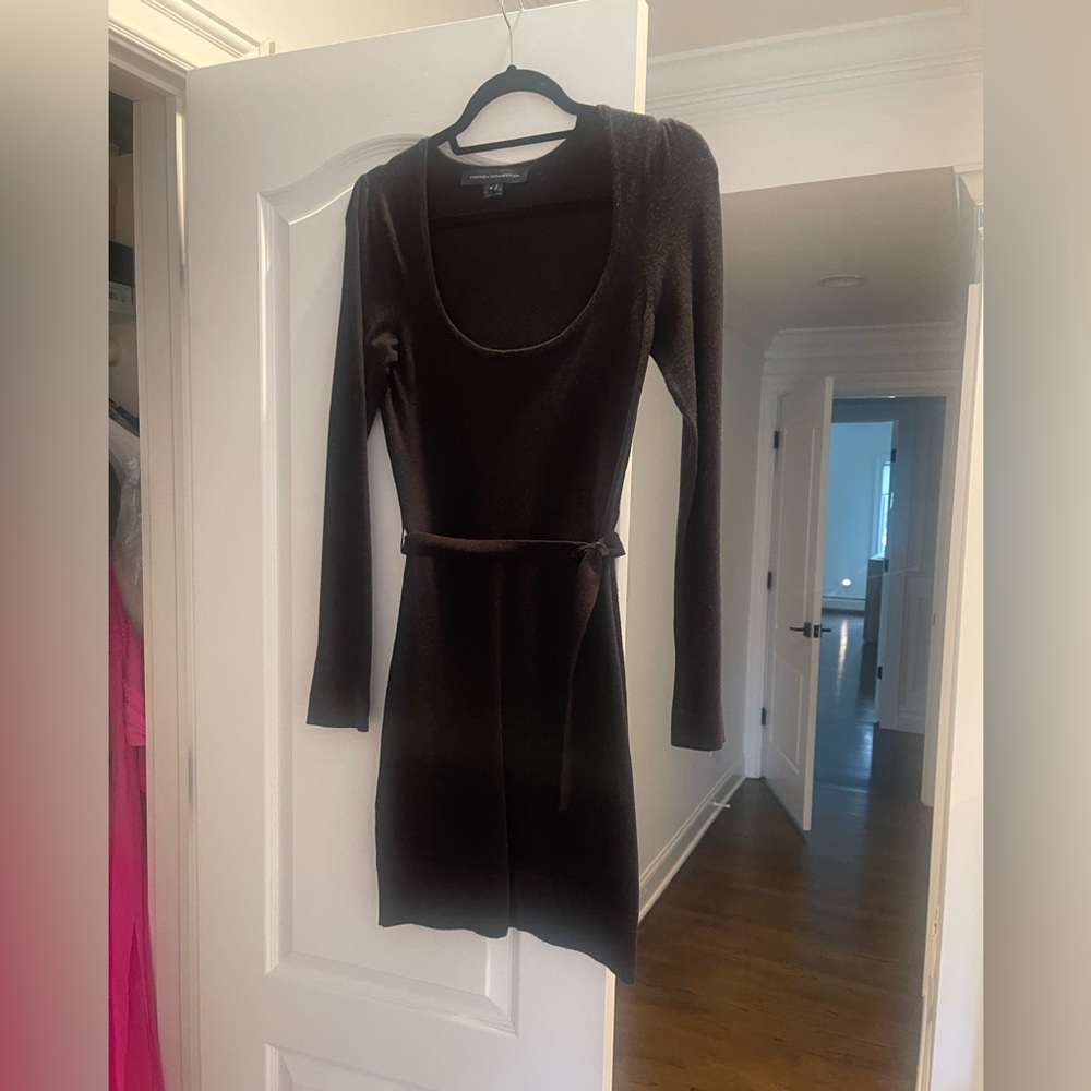 French connection sweater dress cashmere